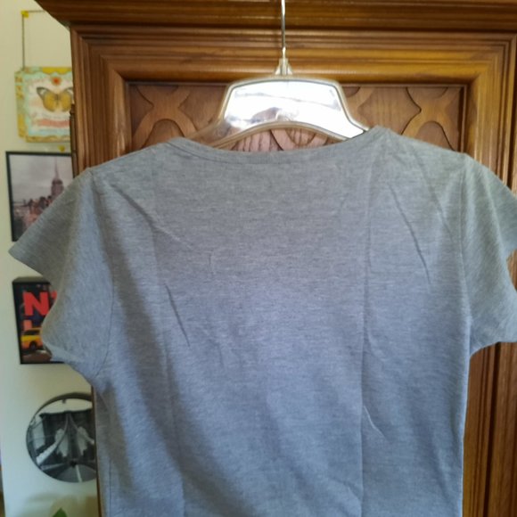 🌟FREE with purchase🌟Funny Career/Work Message Cotton Tee - Gray, Size S - Picture 10 of 16